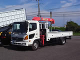 日野 中型 クレーン付
